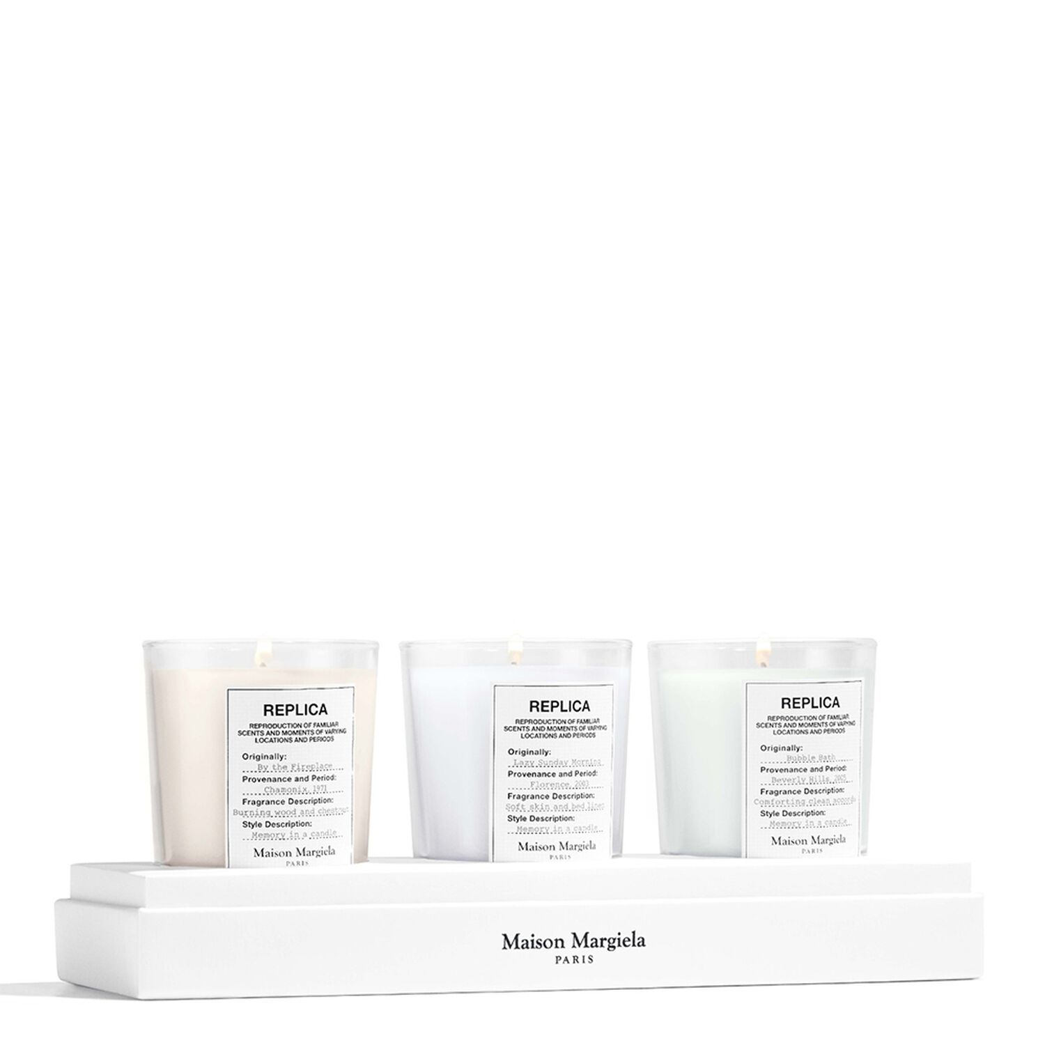 Maison Margiela Replica Coffret Bougies 3 x 70G