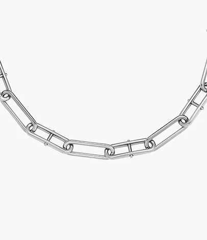 Fossil Kette Heritage D-Link Edelstahl