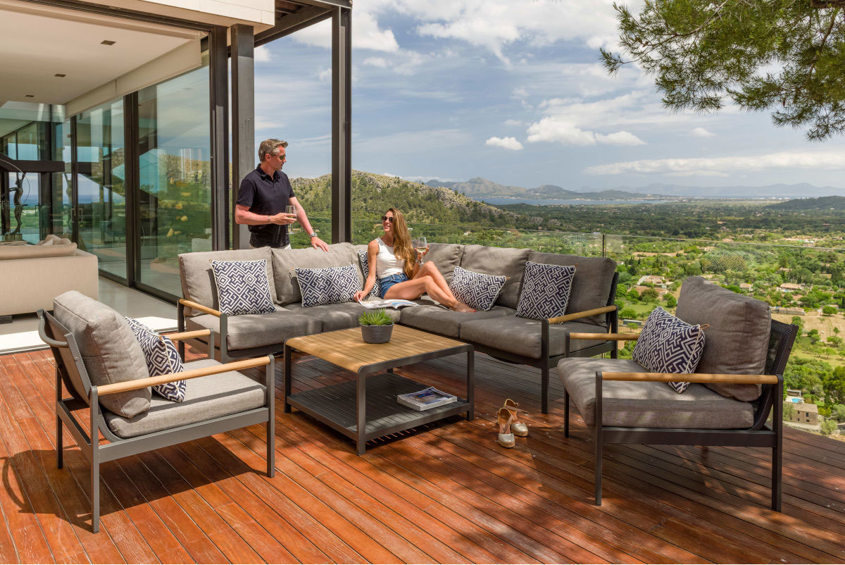 OUTDOORGartenlounge Eckgarnitur