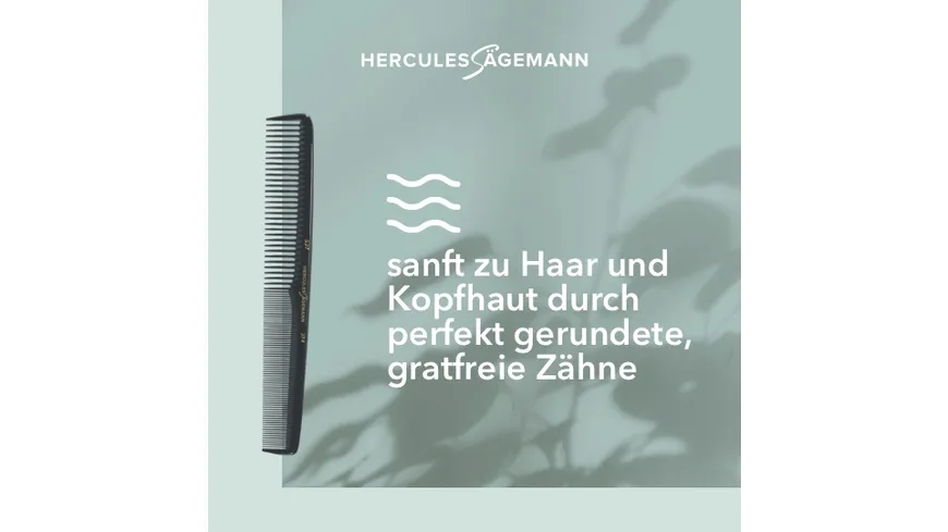 HERCULES Sägemann Haarschneidekamm Naturkautschuk