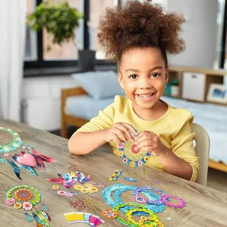 Bastelset DIY String Art Traumfänger - Bastelset für Kinder ab 8 Jahren