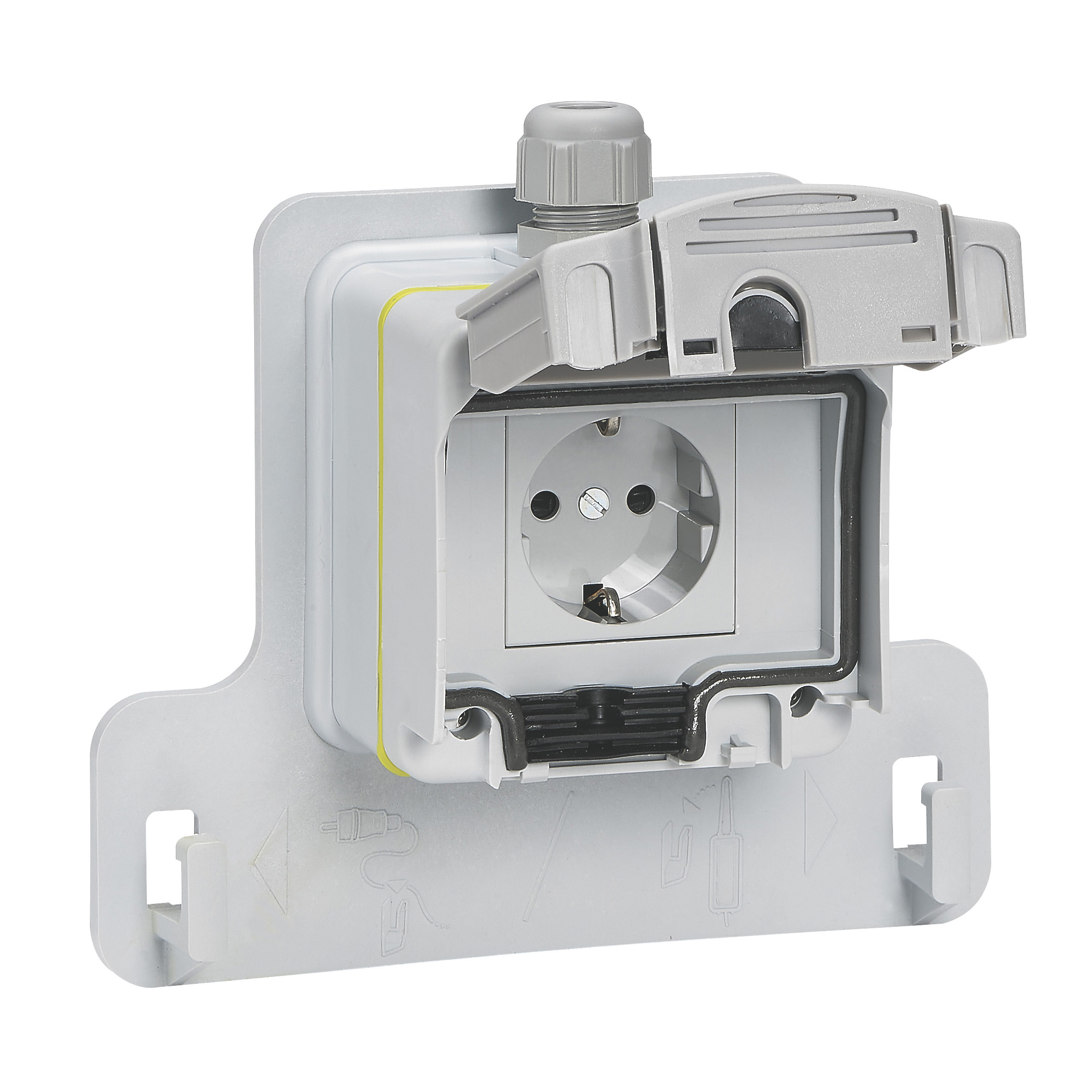 Green Up Steckdose von Legrand, 1-phasig, 16A, 3,7kw - ATU