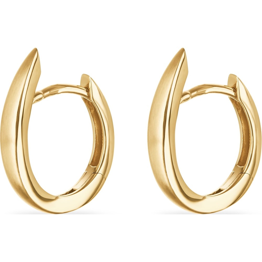 FAVS Créoles 585 Or jaune Boucles d'oreilles
