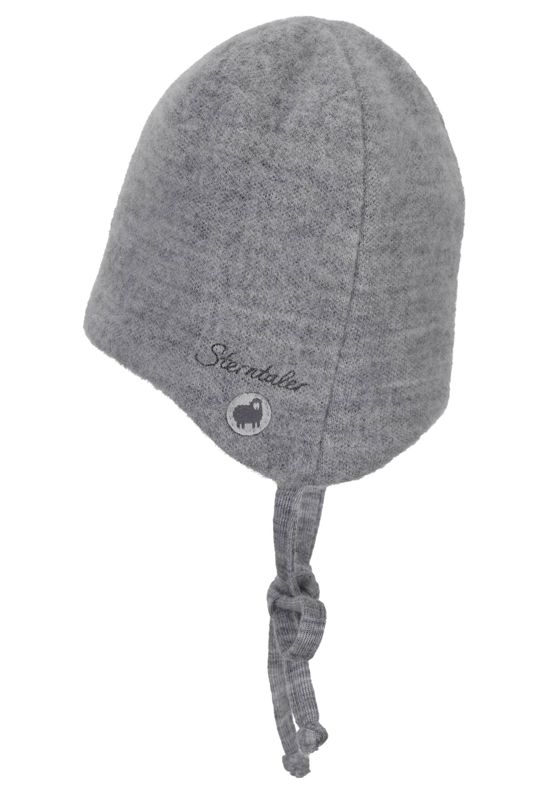 Mütze aus Wolle (Merino) mit Bindeband in 5 Farben