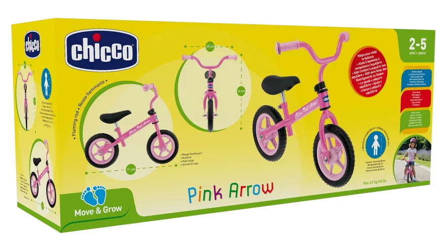 Chicco - LAUFRAD PINK ARROW