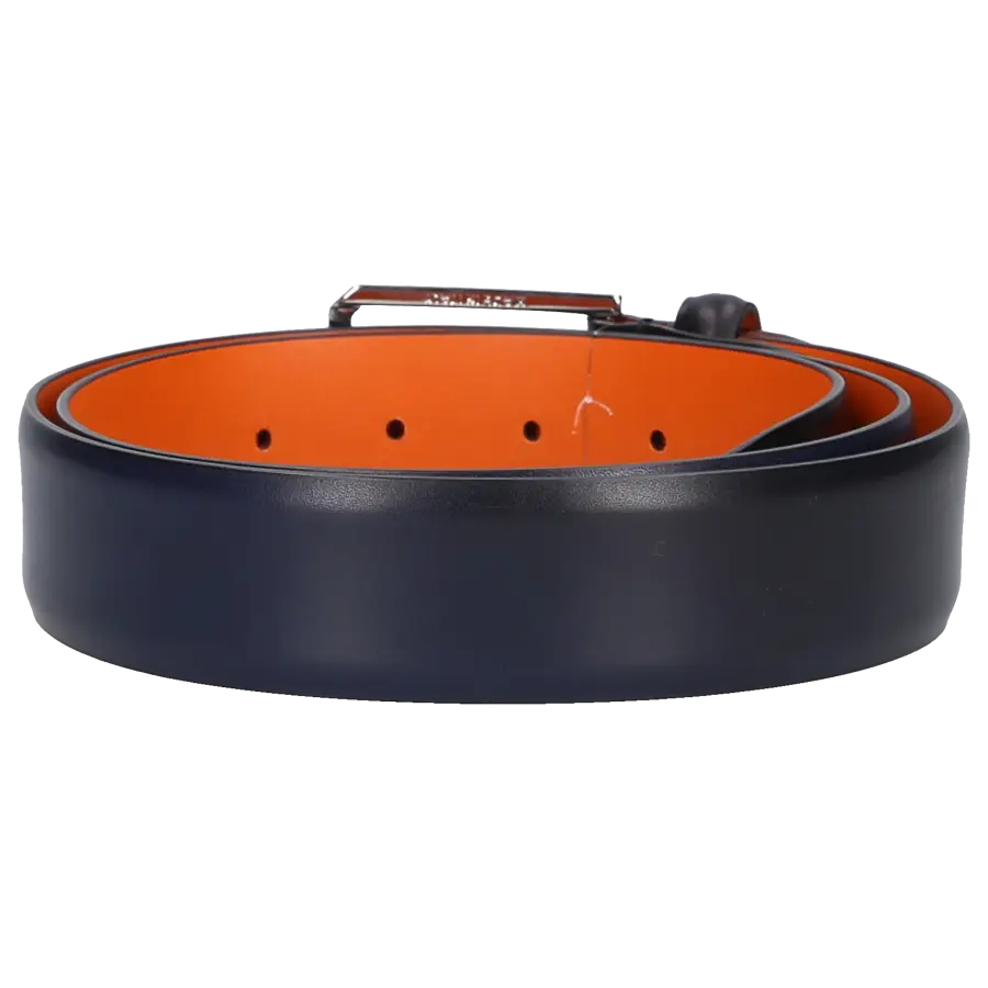 Santoni - Gürtel CM35N Kalbsleder - blau