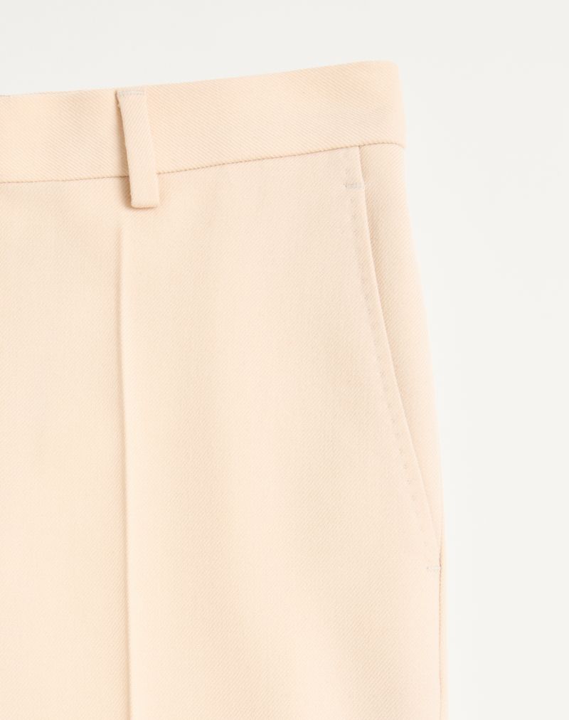 Wollen gabardine broek
