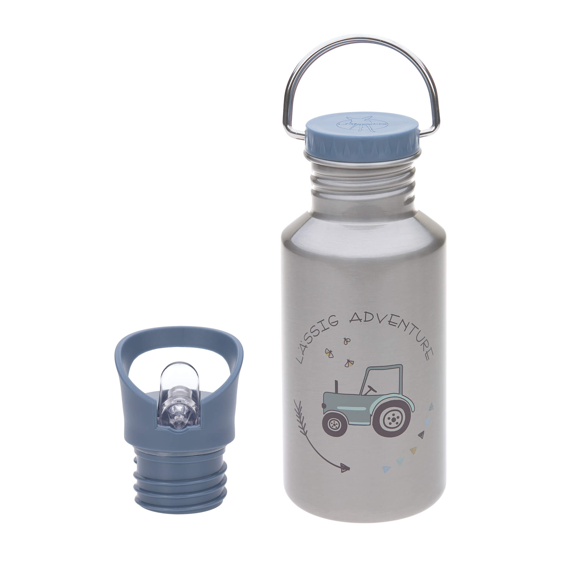 Kinder Trinkflasche Edelstahl - Bottle, Adventure Traktor