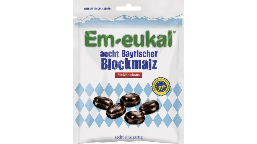 Em-eukal aecht Bayrischer Blockmalz Malzbonbons 100 g