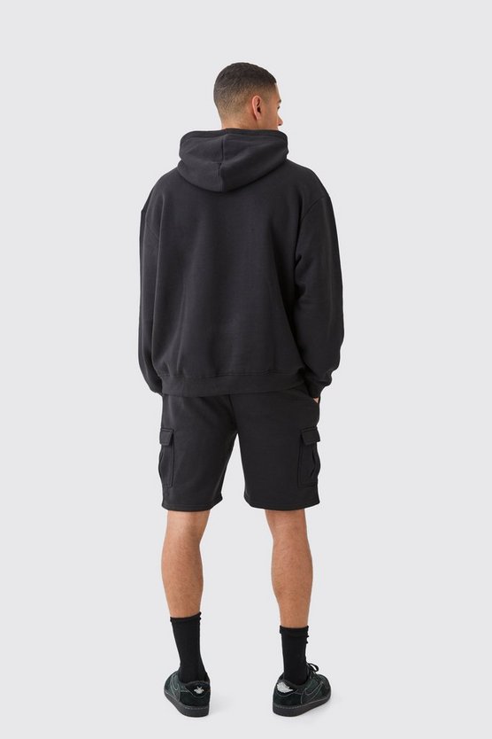 Kurzer Oversize Cargo-Trainingsanzug