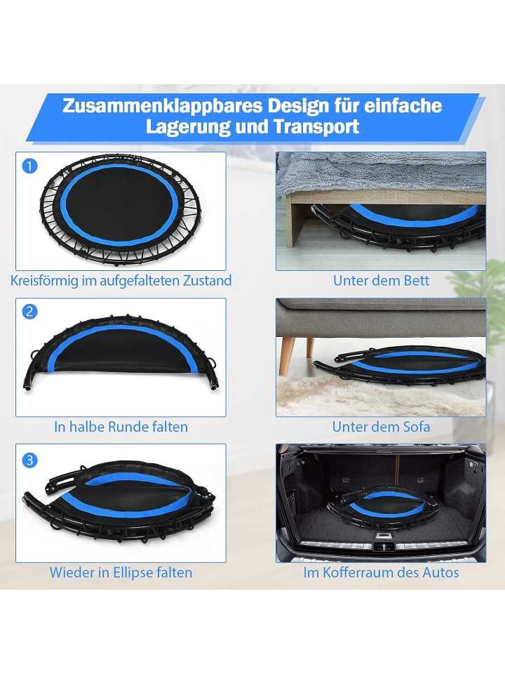 COSTWAY Mini Trampolin in Schwarz günstig kaufen onesize