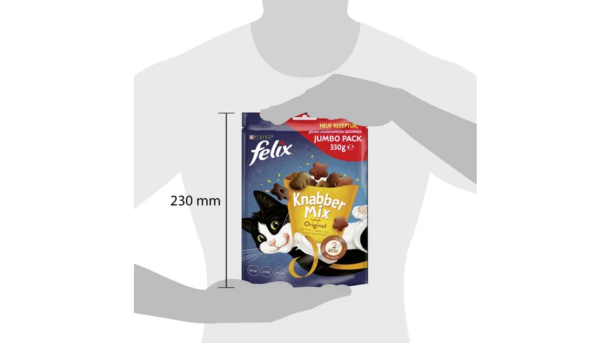 PURINA FELIX KNABBERMIX Original Huhn 330 g