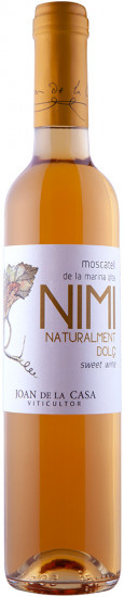 2017 Nimi Naturalment Dolç Alicante DO süß Bio 0,5 L - Joan de la Casa Viticultor