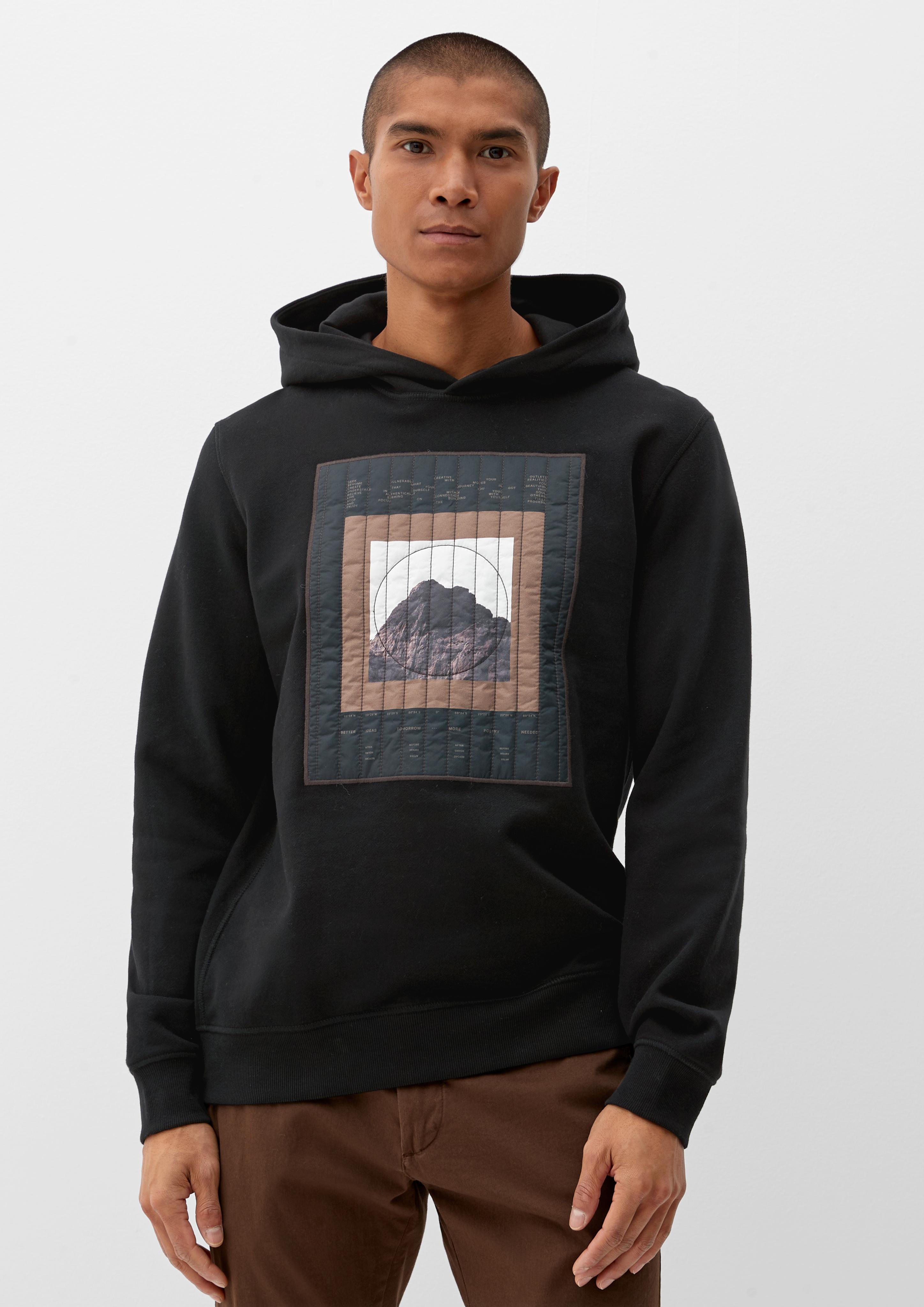 Hoodie mit Applikation  2121126-99D1