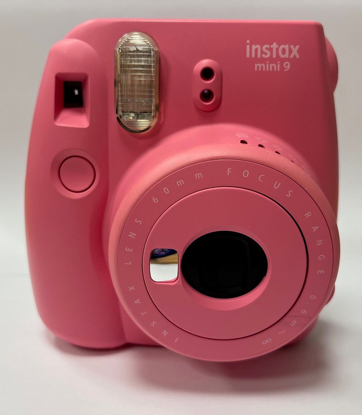 FUJIFILM Instax Mini 9 Flamingo-Pink inklusive Film mit 10 Aufnahmen Sofortbildkamera