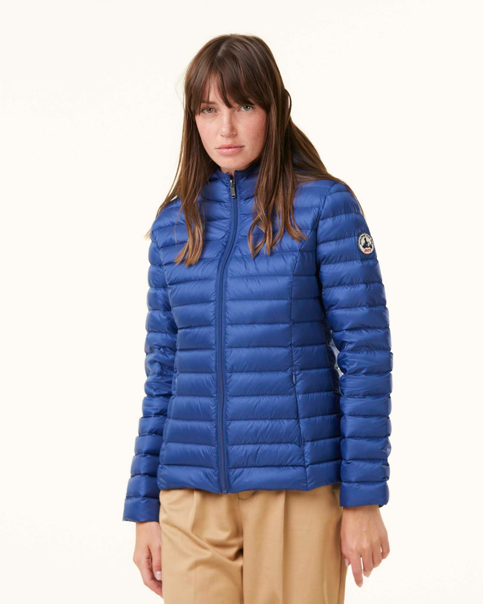 Doudoune légère à capuche Dark denim Cloe