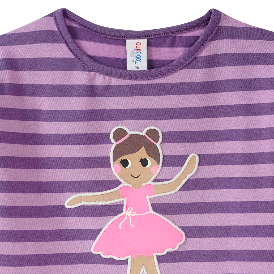 Mädchen Langarmshirt mit Applikation