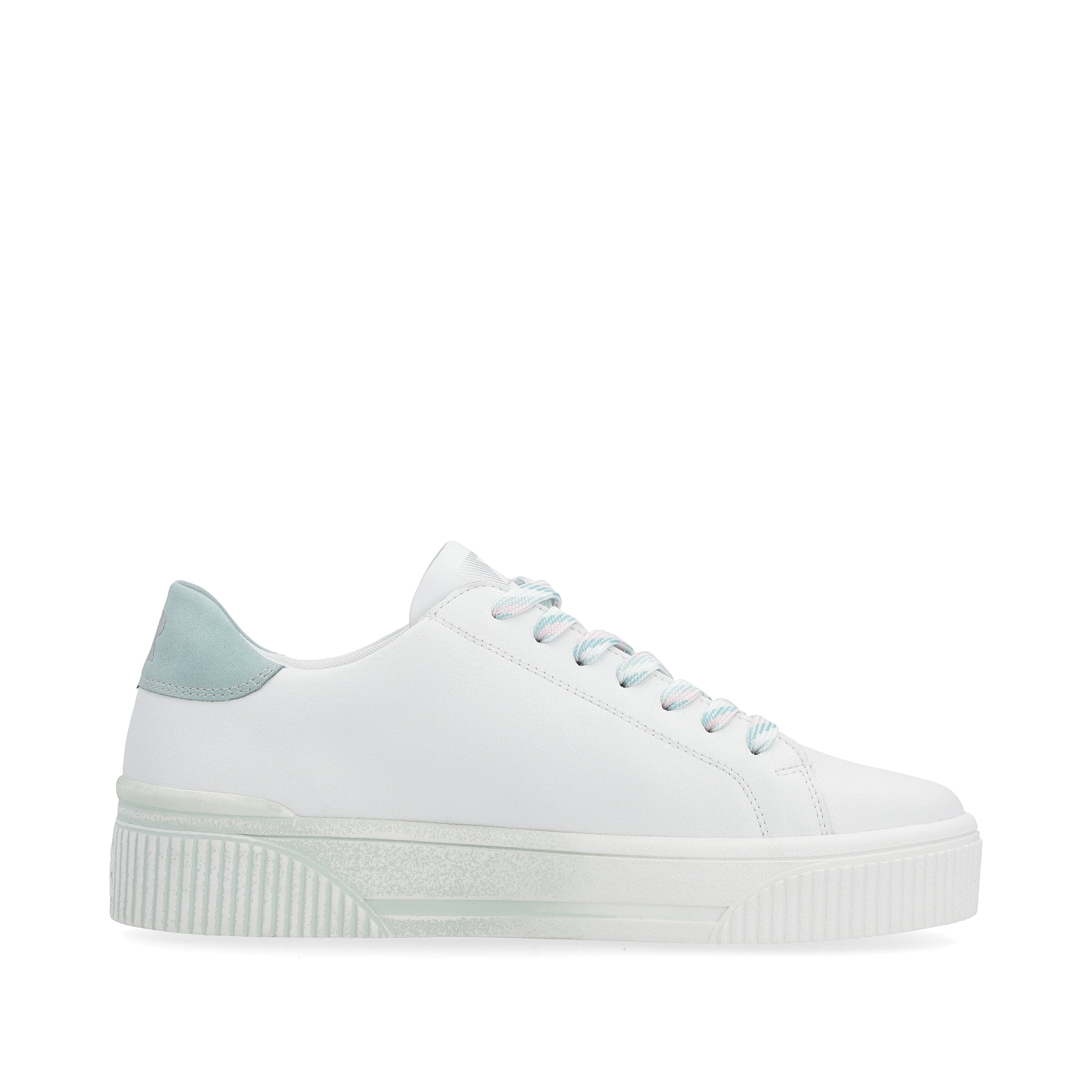 Rieker Damen Sneaker Low crystal-white light-aqua