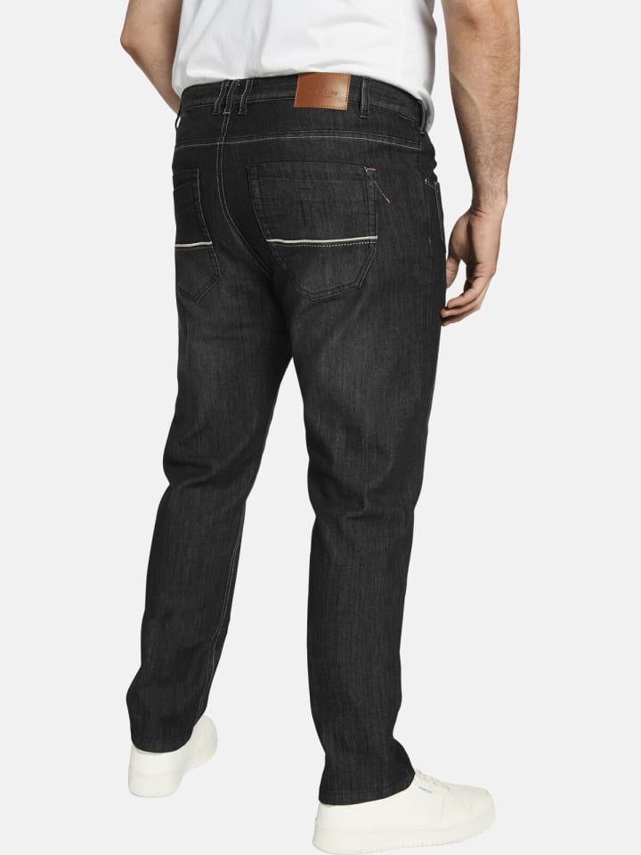 Charles Colby Tiefbundjeans BARON CASSANDER in schwarz günstig kaufen