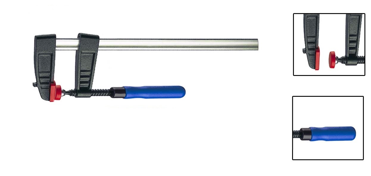 Vago-Tools 1x Schraubzwinge 150 x 50 mm Leimzwinge Klemmzwinge Einhandzwinge