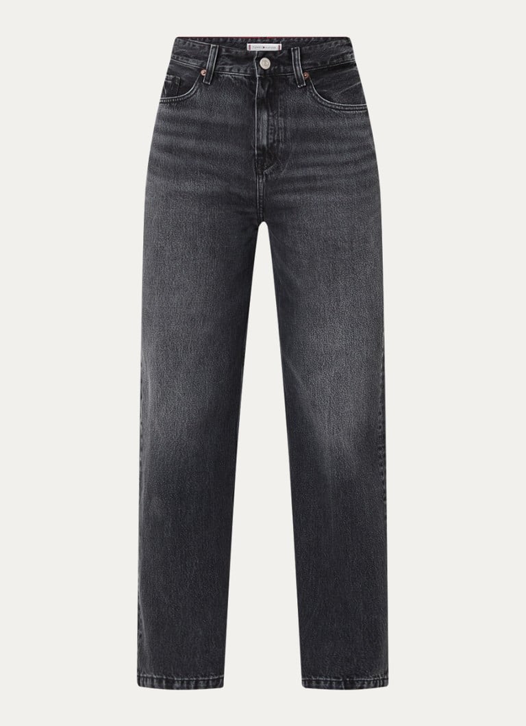 Tommy Hilfiger  High waist straight leg jeans met gekleurde wassing