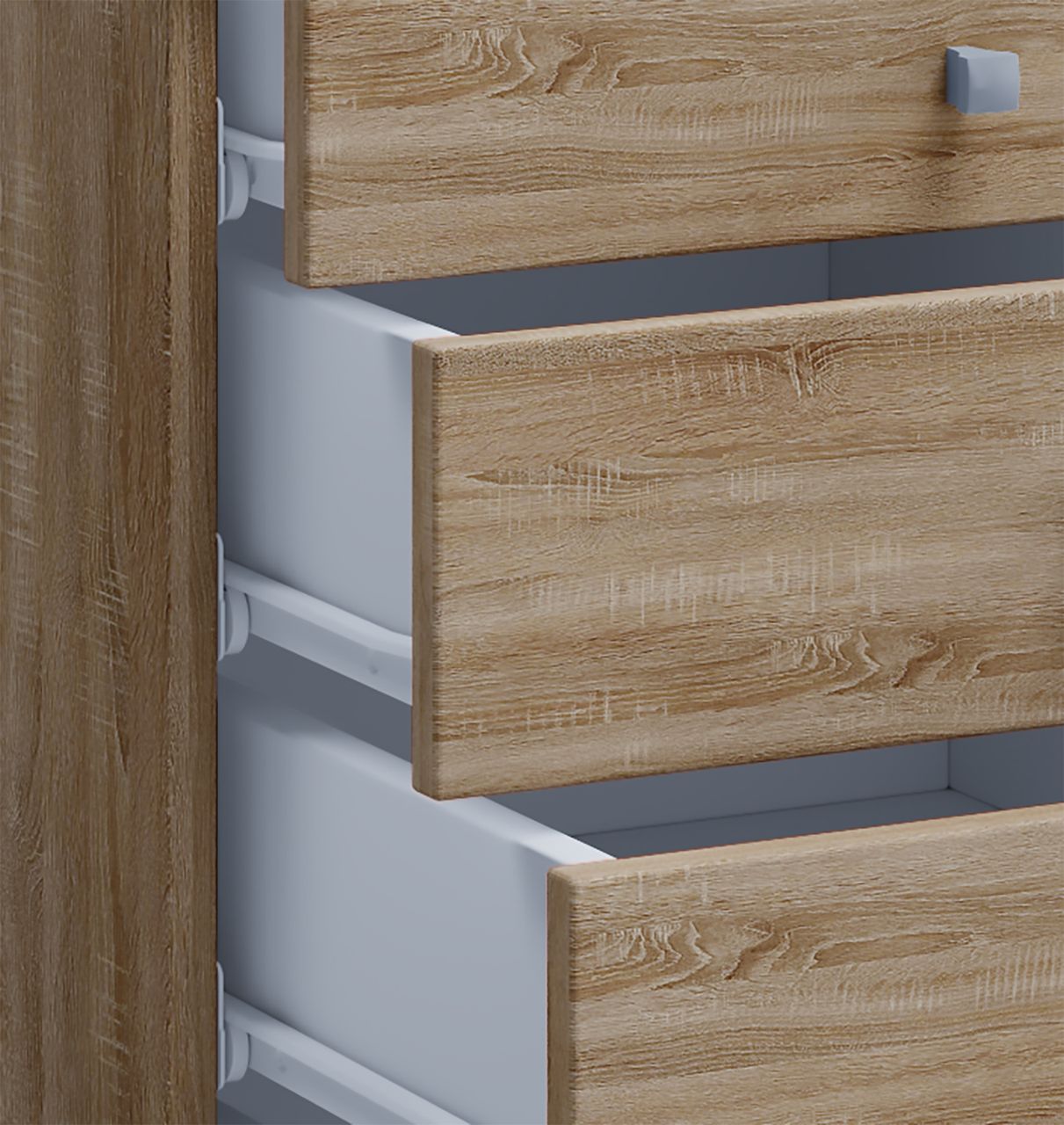 VCM Rollcontainer Lona Mini Sonoma-Eiche