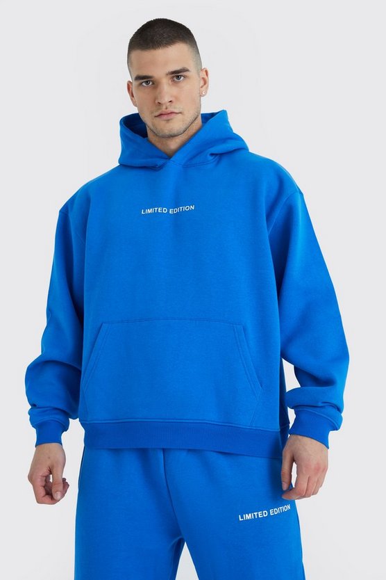 Tall kastiger Oversize Trainingsanzug mit geteiltem Saum