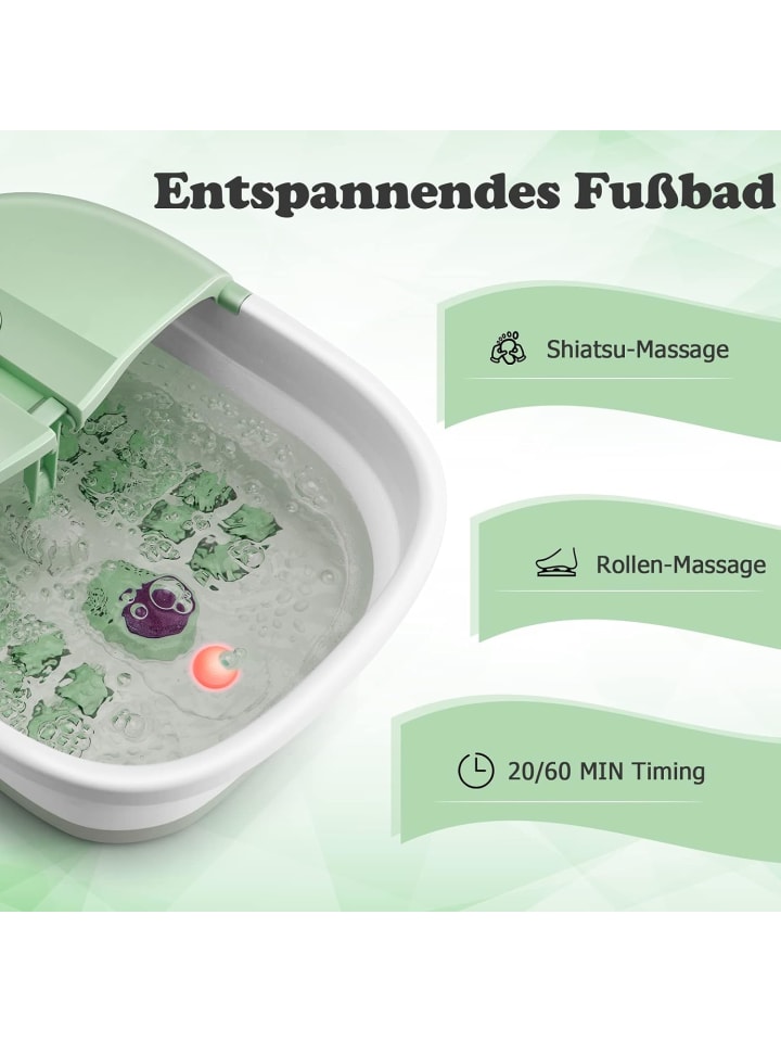 COSTWAY Fußbad Massagegerät in Grün günstig kaufen 41 cm