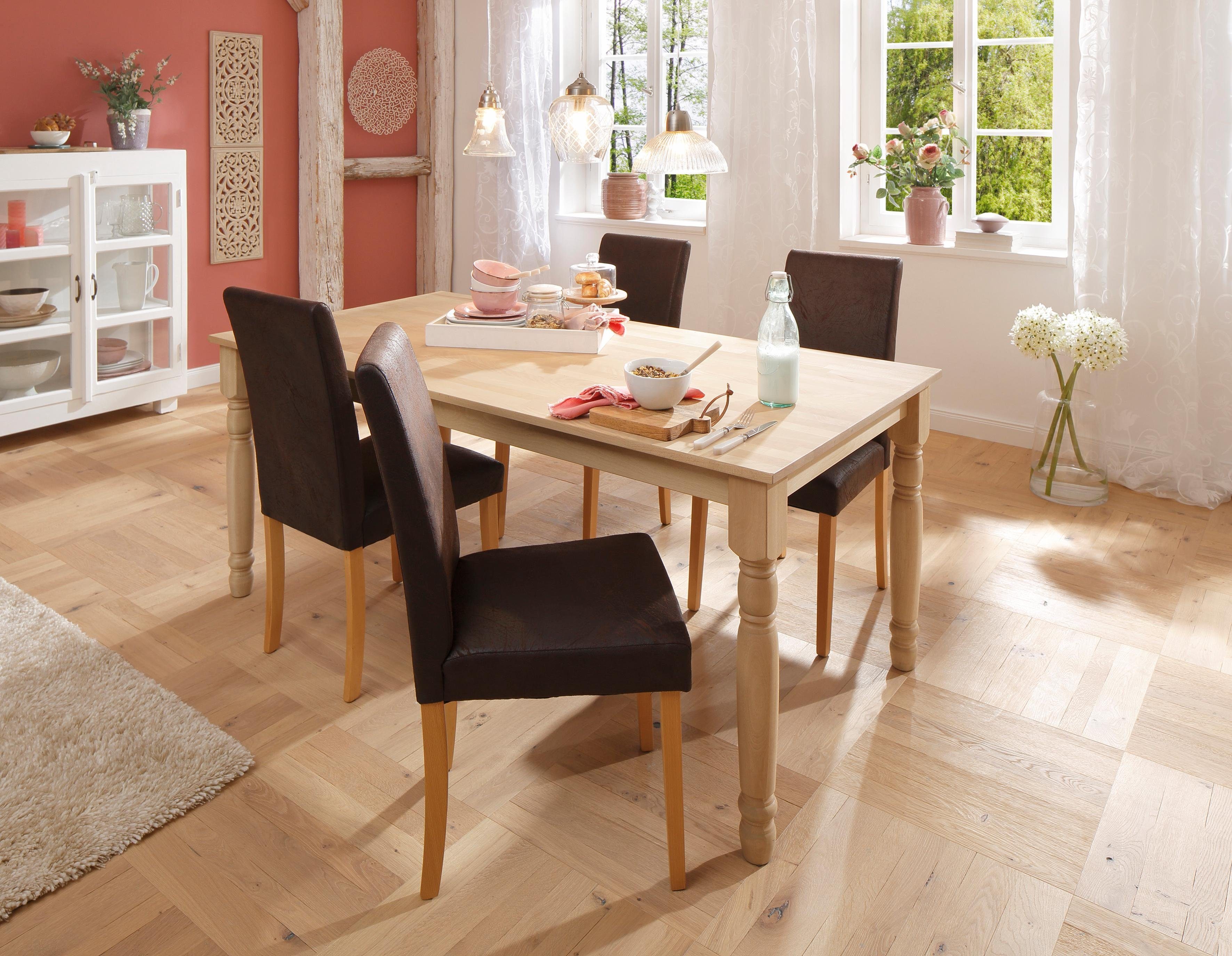 Home affaire 4-Fußstuhl Roko (Set, 2 St), im 2er, 4er oder 6er-Set