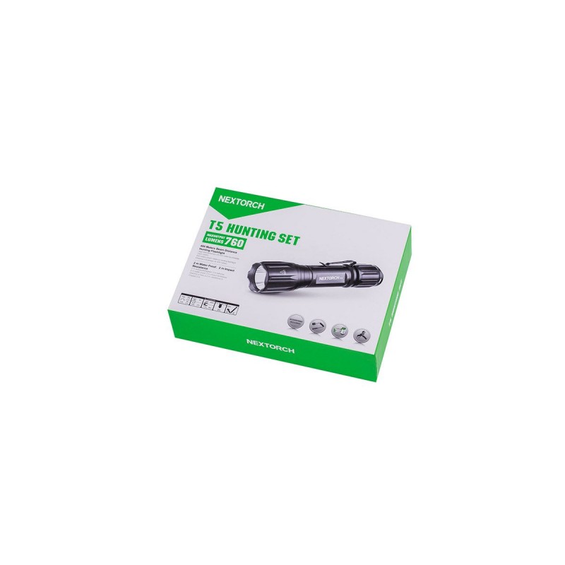 Led Taschenlampe Nextorch, Hunting set T5 - 760 Lumens LED