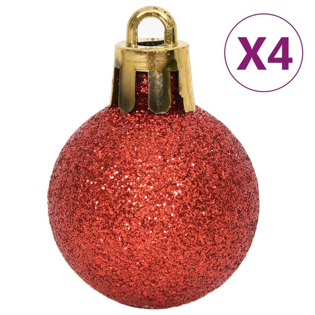 vidaXL Christbaumschmuck 64-tlg. Weihnachtskugel-Set Rot und Weiß (1-tlg)