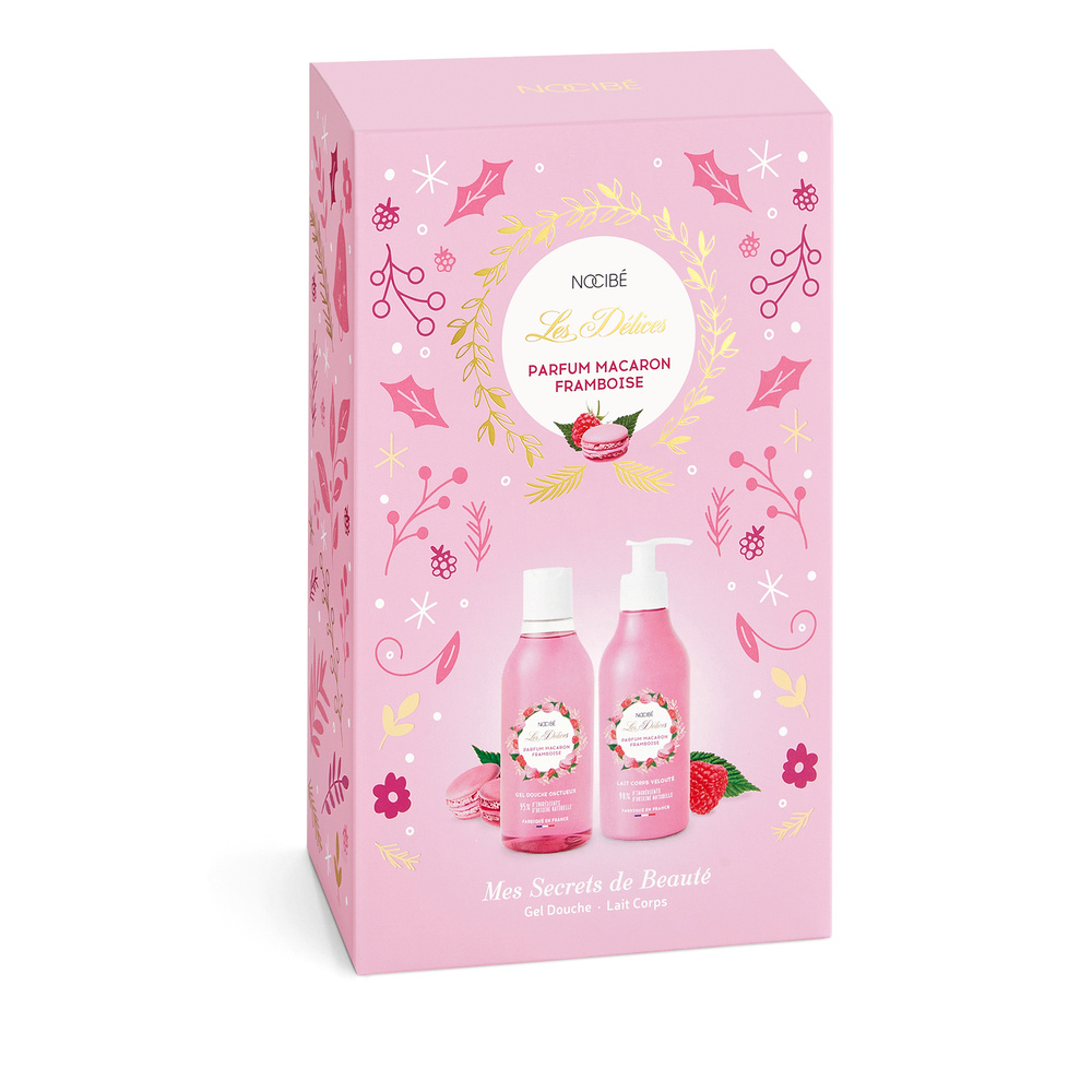 Nocibé Les Délices - Mes Secrets de Beauté Coffret bain Macaron Framboise