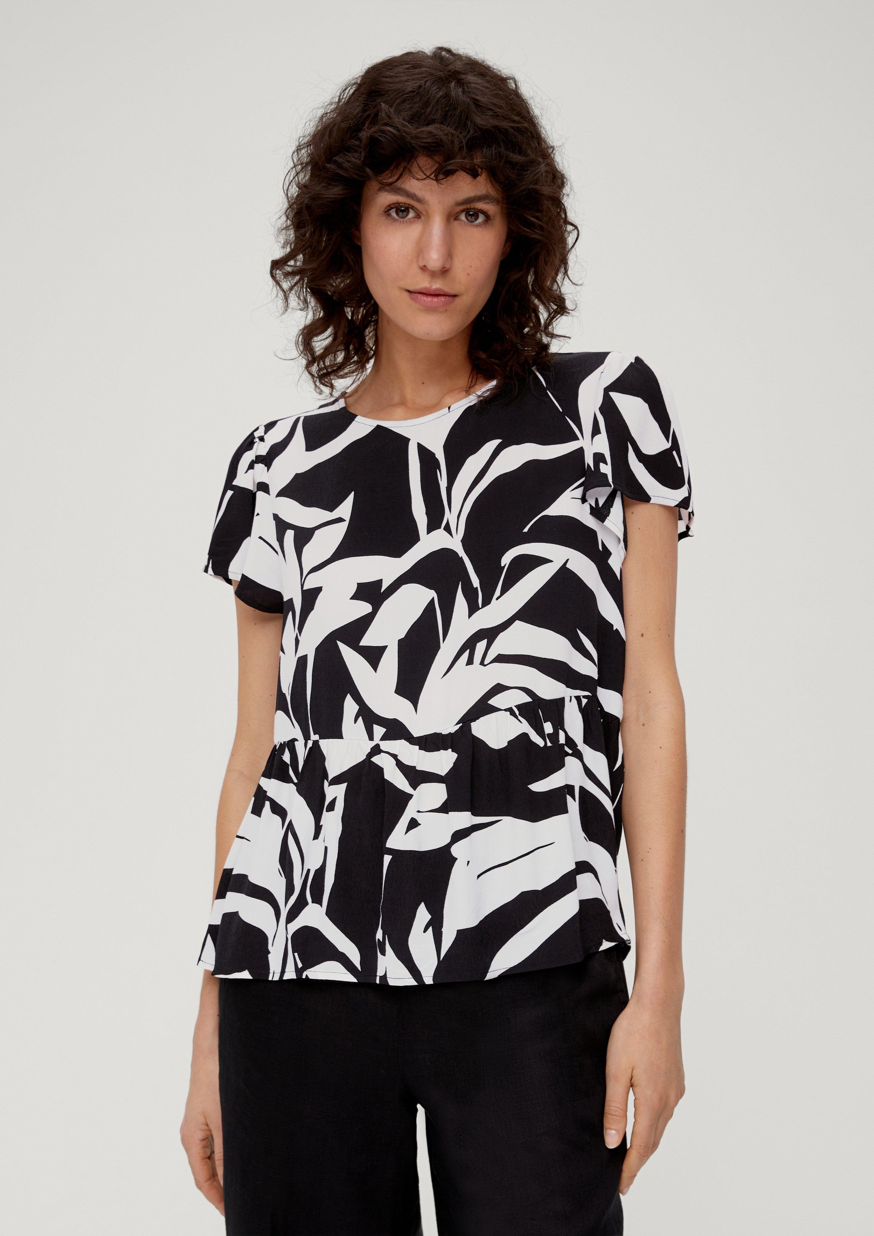 Bluse aus Viskose-Crêpe  2131914-99A3