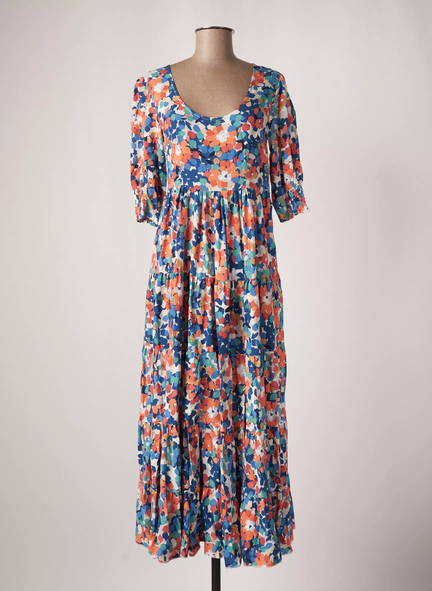 Molly Bracken Robes Longues Femme couleur bleu