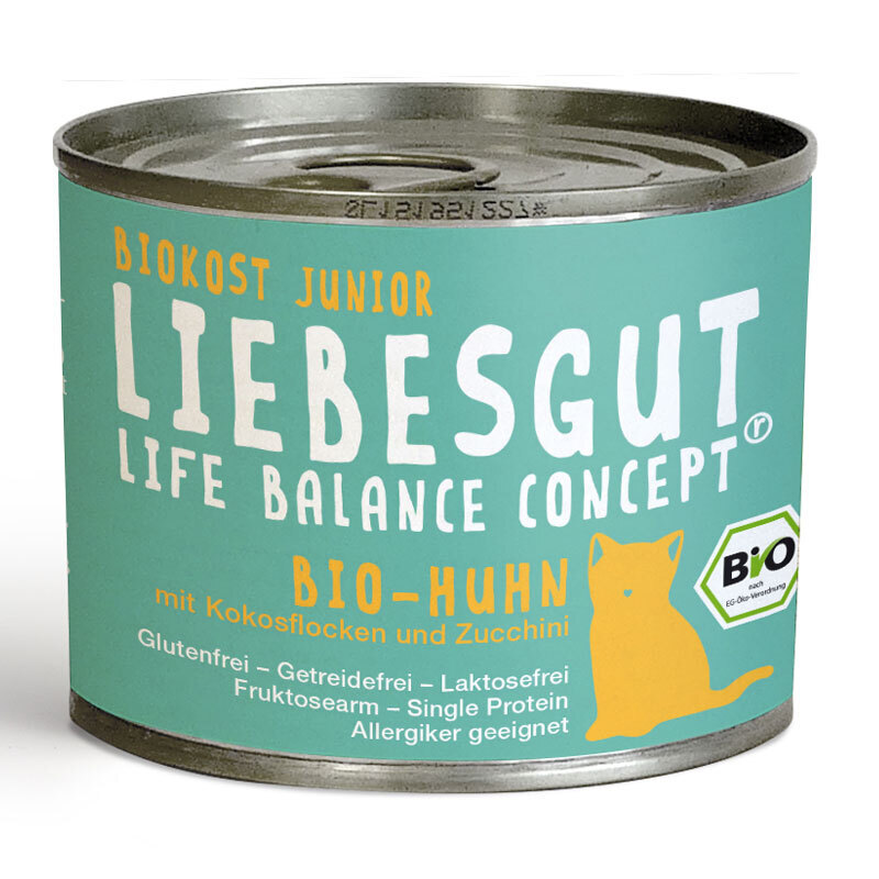 LIEBESGUT Nassfutter LIEBESGUT Biokost Junior 12x200g