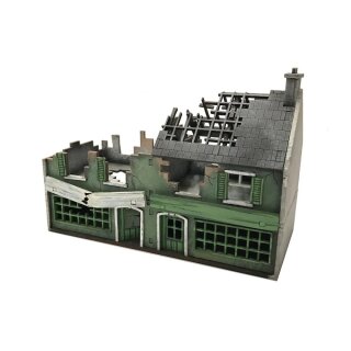 Destroyed Terrace Shops (20mm)