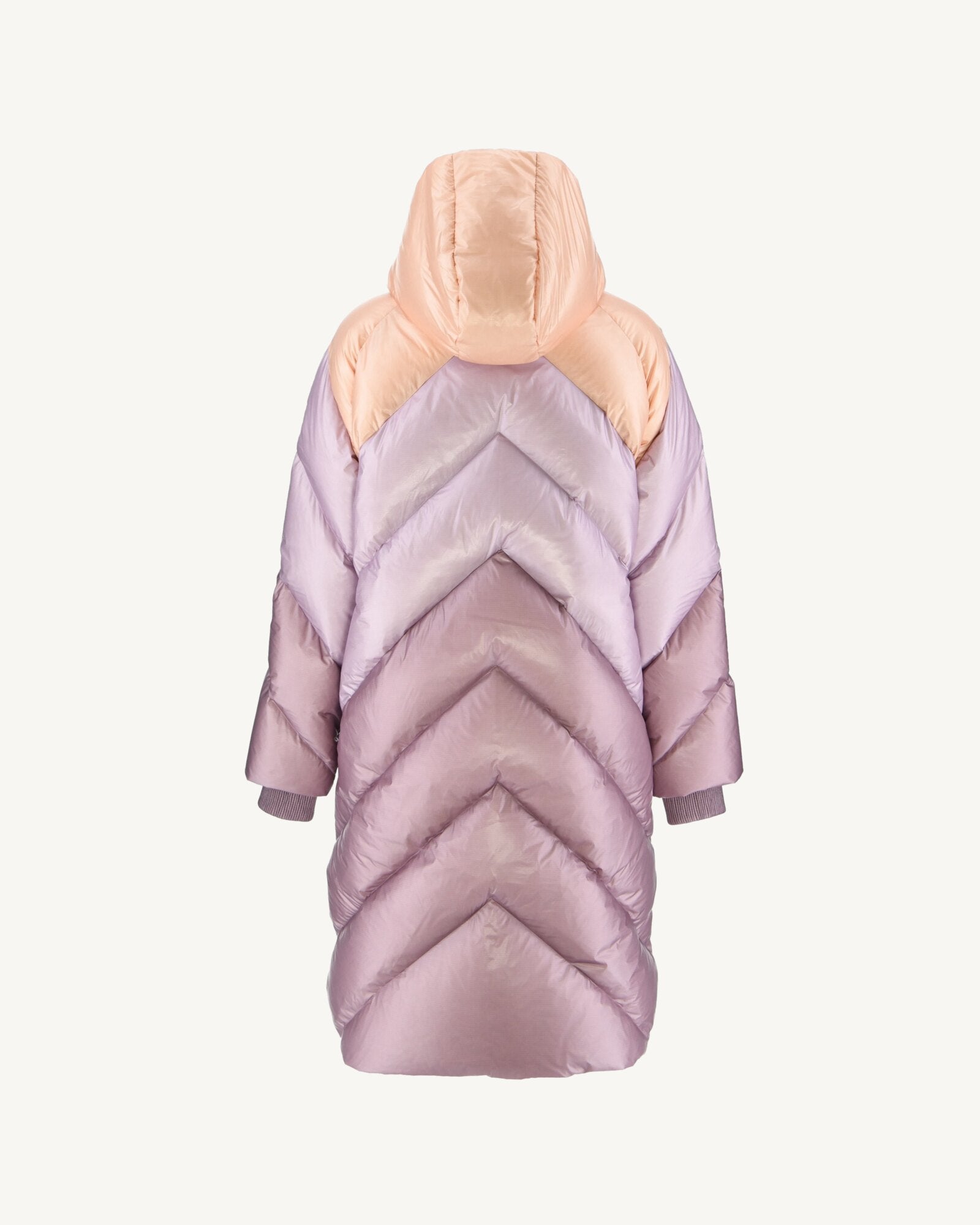 Doudoune longue à capuche Grand Froid Combo violet Comet