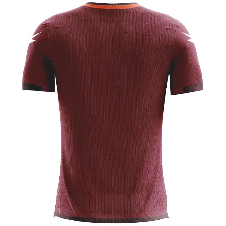 Zeus Icon Teamwear Set Trikot mit Shorts dunkelrot orange