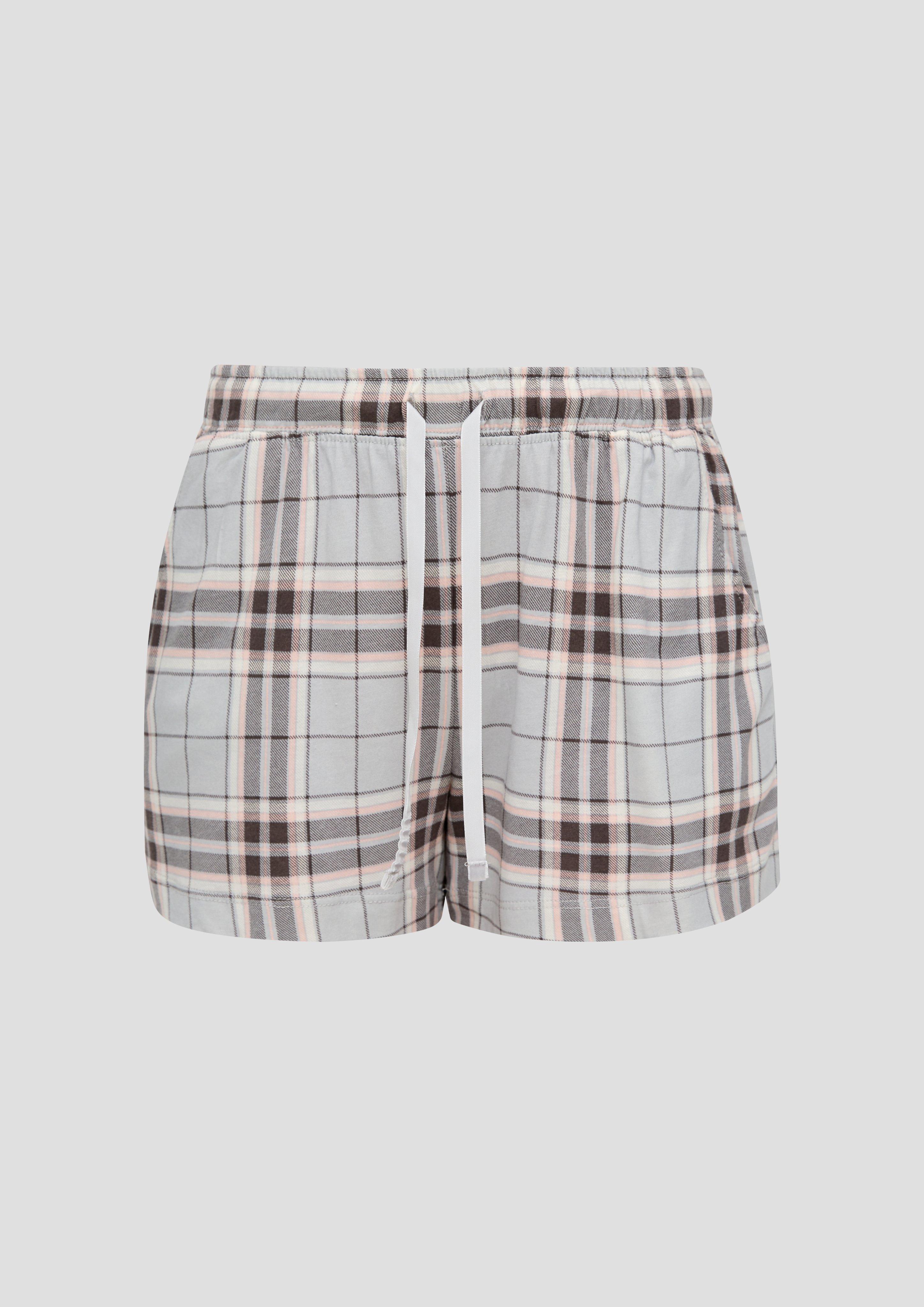 All-over gemusterte Pyjama-Short  6008975-59N1