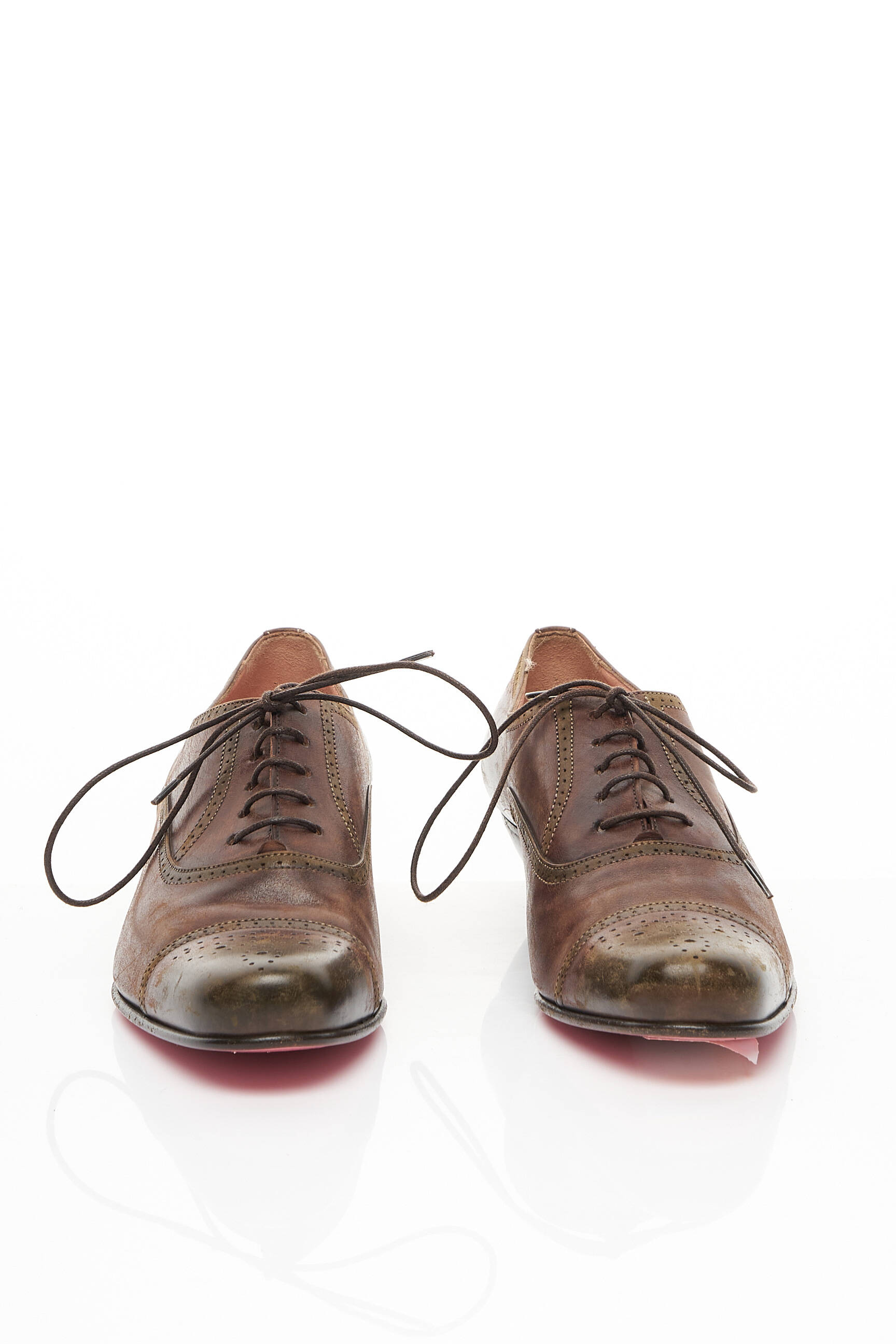 Santoni Derby Femme couleur marron