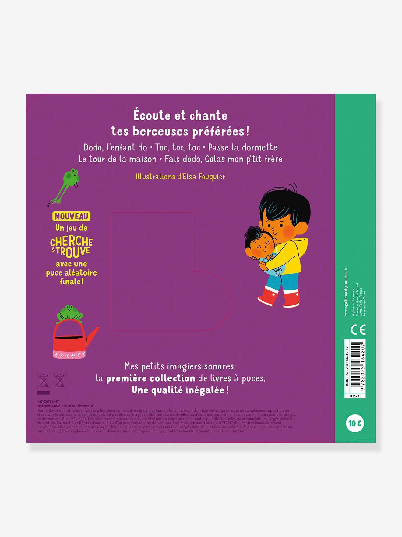 Livre sonore Mes berceuses GALLIMARD JEUNESSE violet