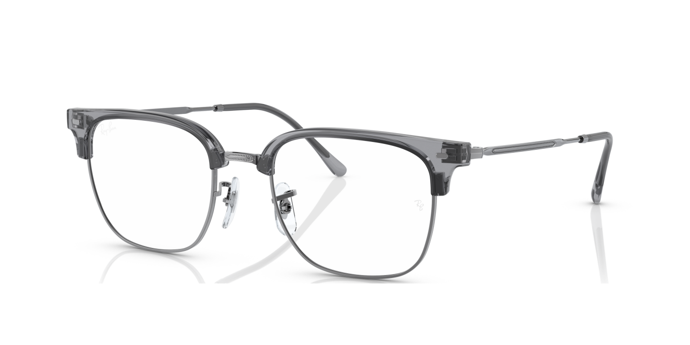 NOI CLUBMASTER OPTICS LIMITED - Gri lucios transparent pe gri închis