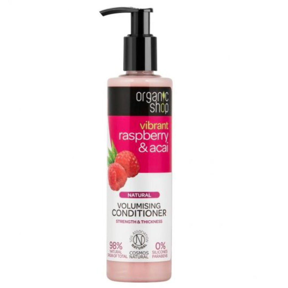 organic shop Après-shampoing Volumateur Framboise etAcai après shampoings