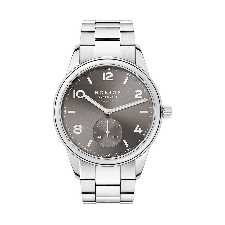 Nomos Glashütte Unisexuhr Club Sport neomatik 39 Smoke