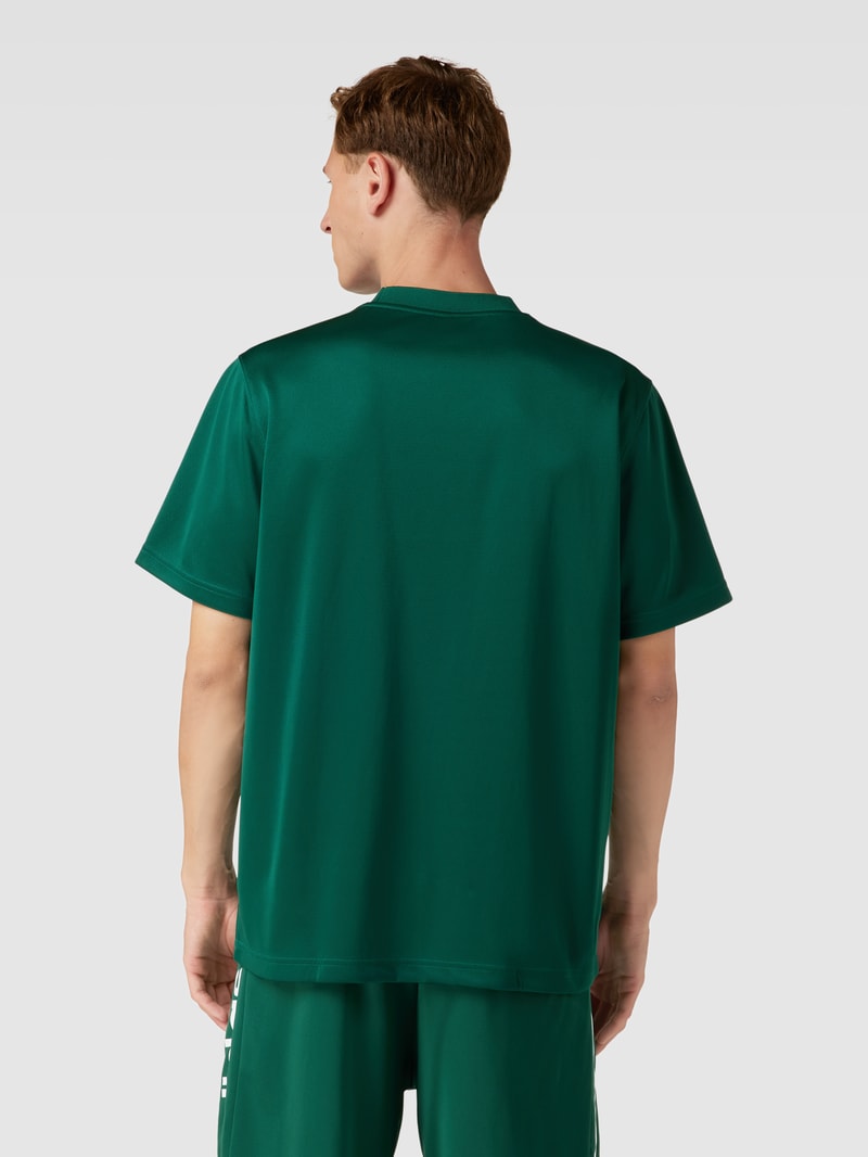 T-Shirt mit Label-Details in bottle