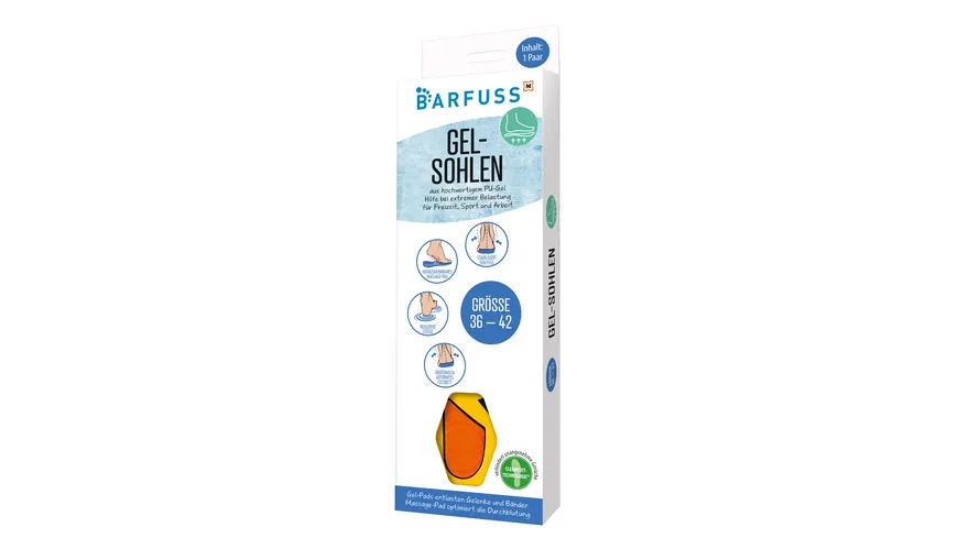 BARFUSS Gelsohle