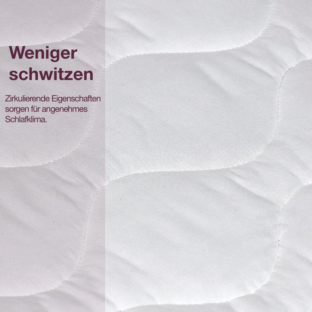 Kaltschaummatratze 7-Zonen-Wendematratze, gähn, Wendematratze mit zwei unterschiedlich festen Liegeseiten, 14 cm dick