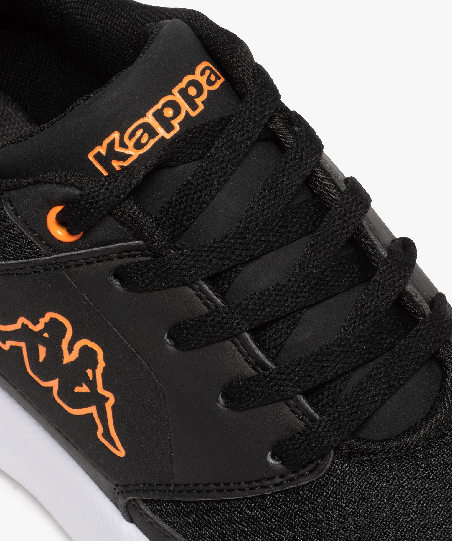 Baskets homme jogger dessus multi-matière - Kappa noir | GEMO