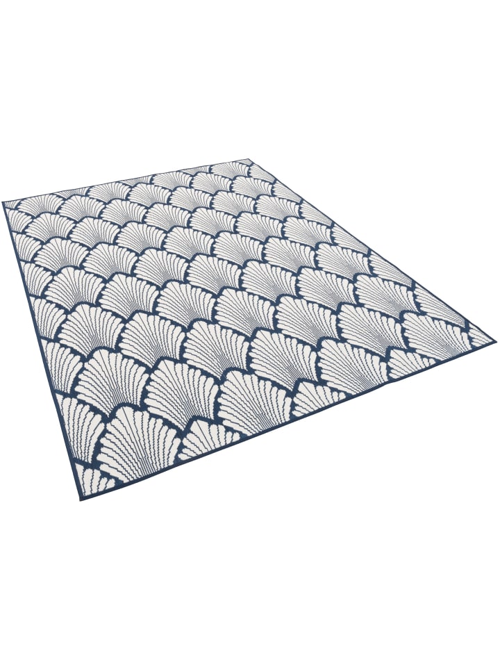Pergamon In- und Outdoor Teppich Beidseitig Cape Cod Modern in Blau günstig kaufen