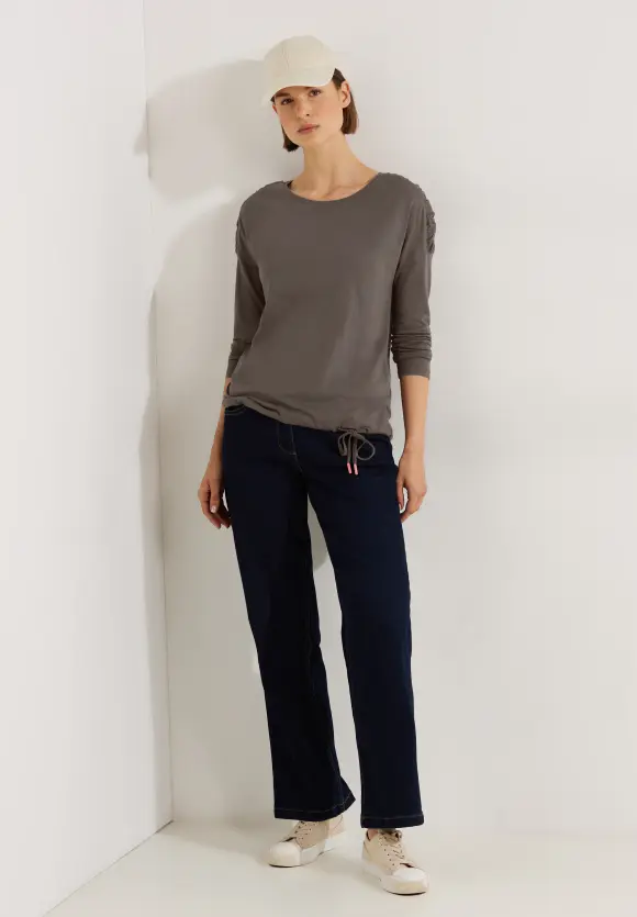 CECIL Shirt mit Smock Details